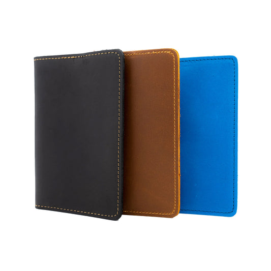 Genuine Leather Passport Holder — Personalized, 4 Colors