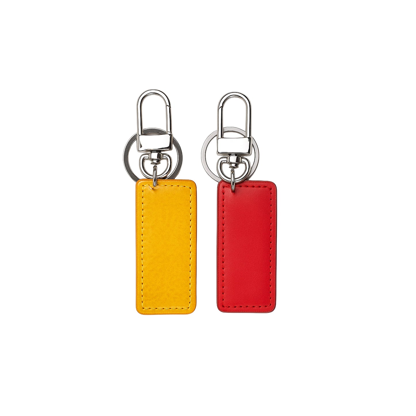 Faux Leather Keychain Engraved, 3 Colors