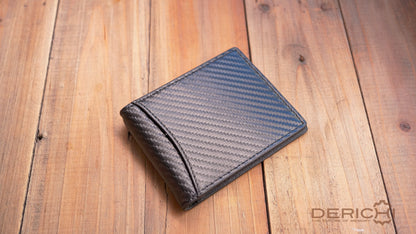 Slim Leather Money Clip Wallet 10 Cards, Personalized, RFID Blocking