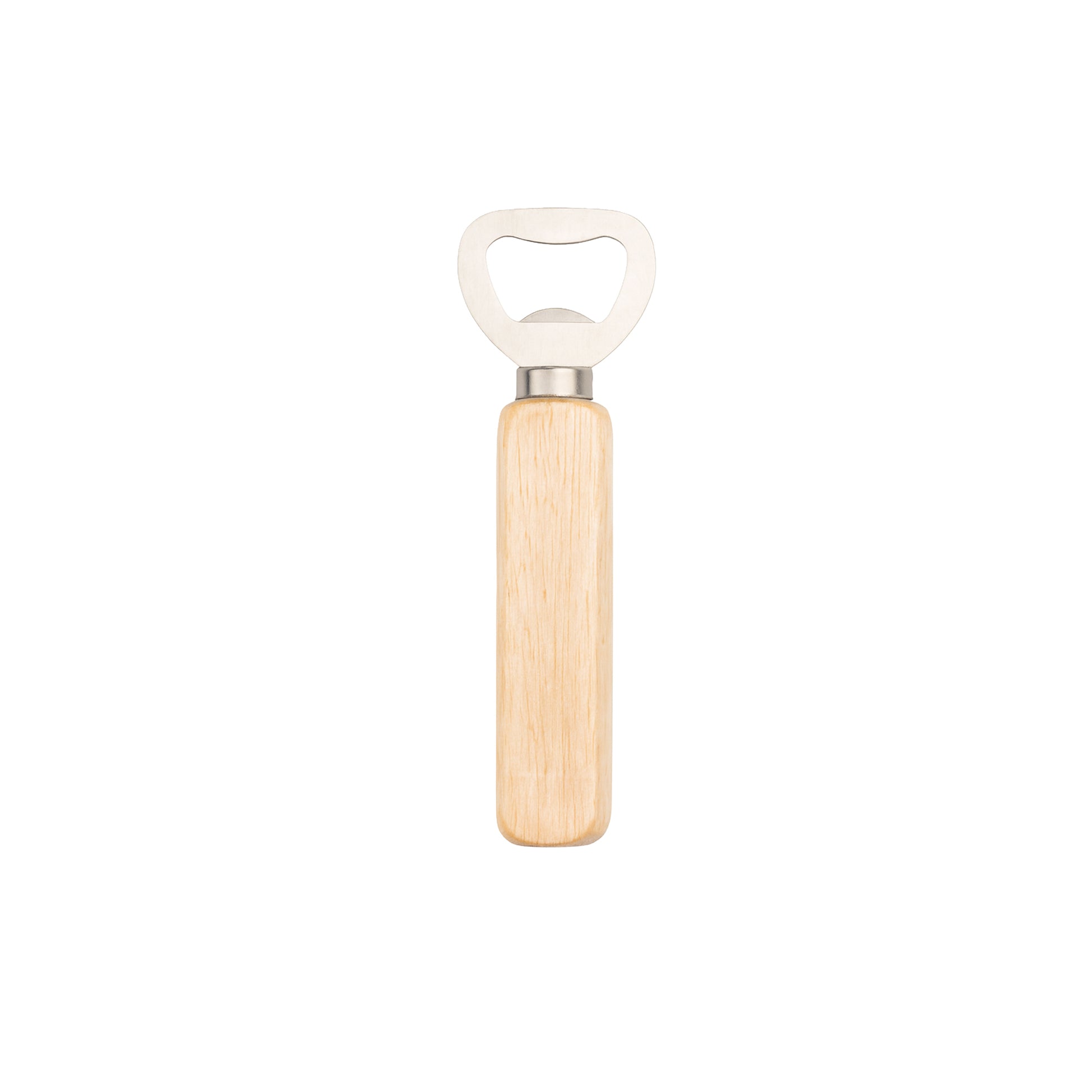 Wooden bottle opener wedding favor, personalized with engraving