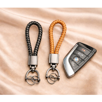 Leather Lanyard Keychain 5 Colors