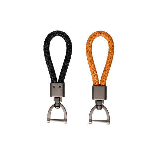 Handmade Leather Lanyard Keychain 5 Colors