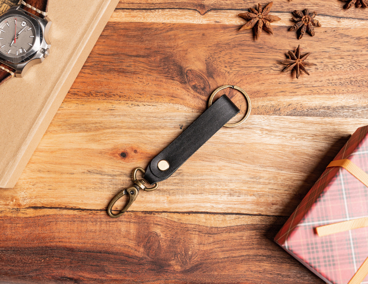 Personalized Leather Keychain 2 Color