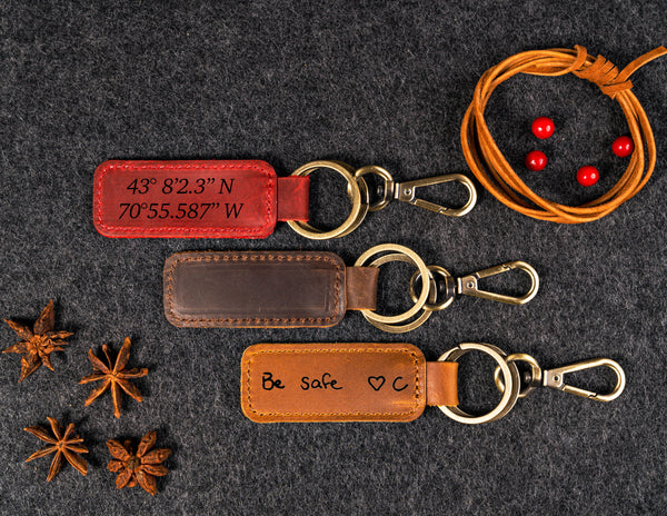 Leather Keychain in Five Color