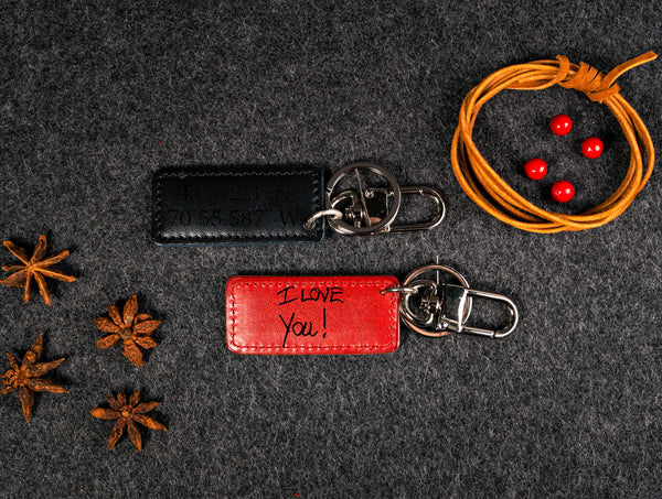 PU Leather Keychain Three Color
