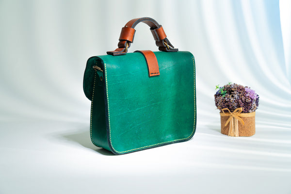 Leaf Green Handbag Set