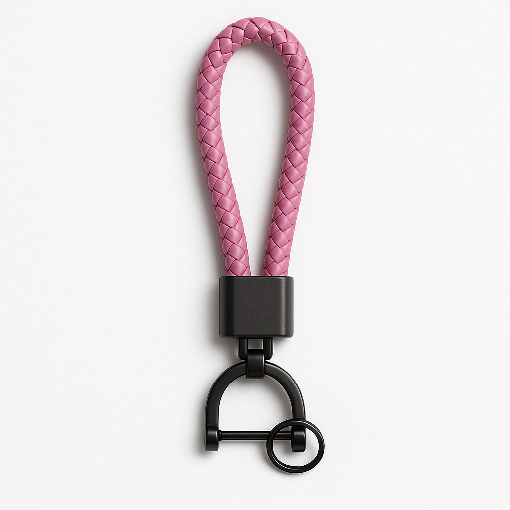 Leather Lanyard Keychain 5 Colors