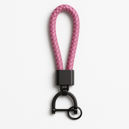 Leather Lanyard Keychain 5 Colors