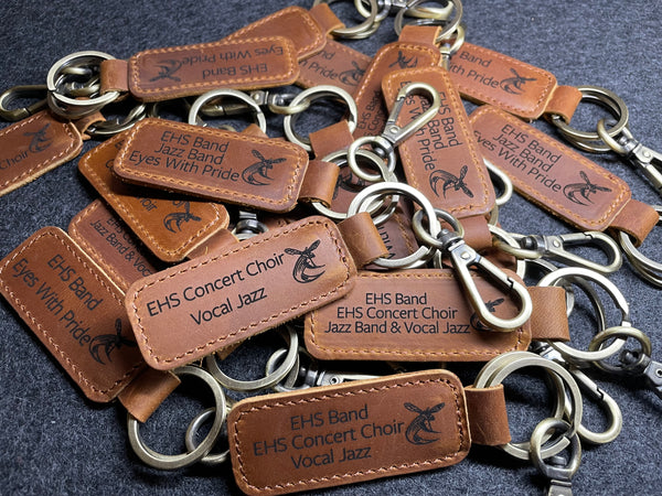 Leather Keychain in Five Color