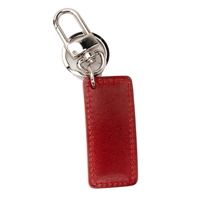 Faux Leather Keychain Engraved, 3 Colors