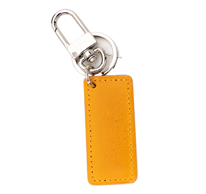 Faux Leather Keychain Engraved, 3 Colors
