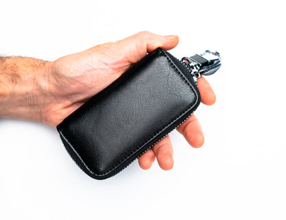 Leather Car Key Organizer Holds 6 Keys