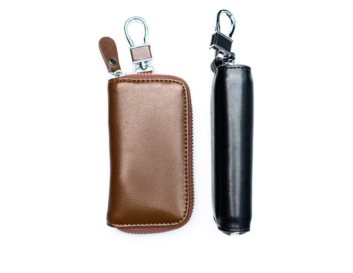 Leather Car Key Organizer Holds 6 Keys