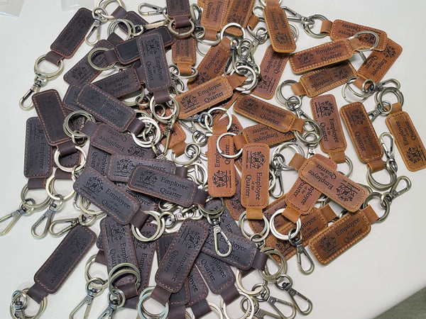 Leather Keychain in Five Color