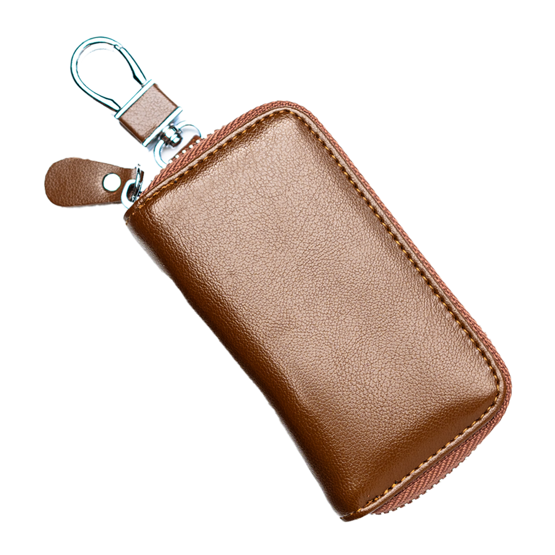 Leather Car Key Organizer Holds 6 Keys