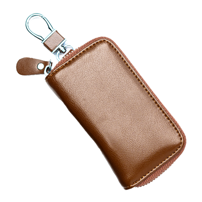 Leather Car Key Organizer Holds 6 Keys
