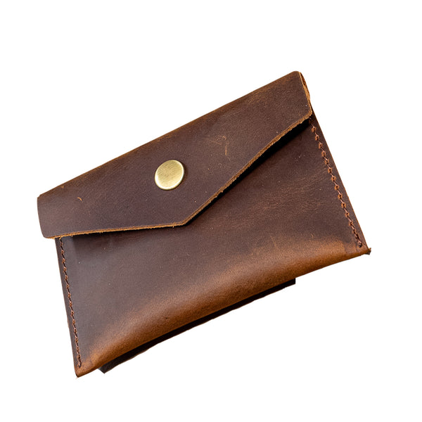 Grain Leather Slim Coin Purse
