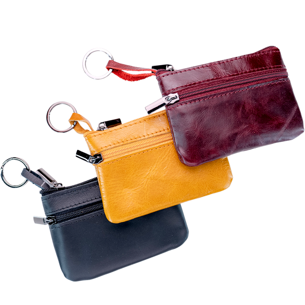 Unisex Genuine Leather Cash Coin Purse