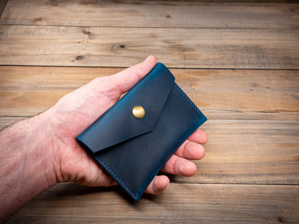Grain Leather Slim Coin Purse