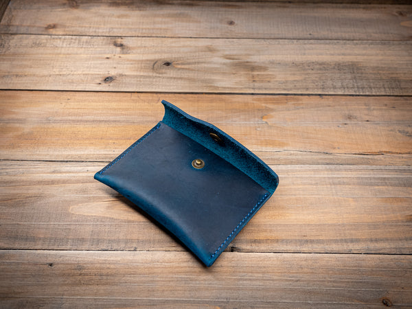Grain Leather Slim Coin Purse