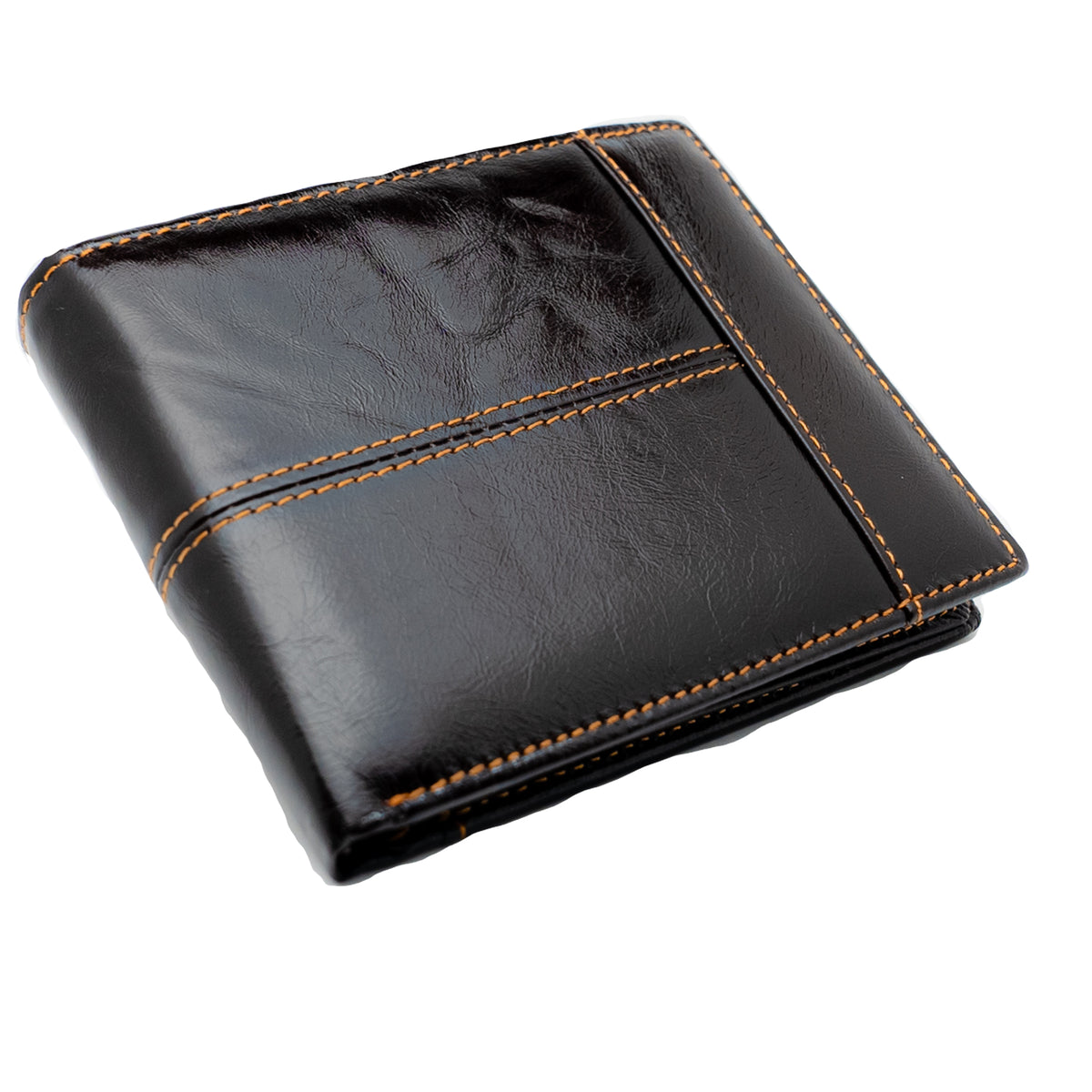 Large Crazy Horse Leather Wallet 16 Cards, Personalized, RFID Blocking
