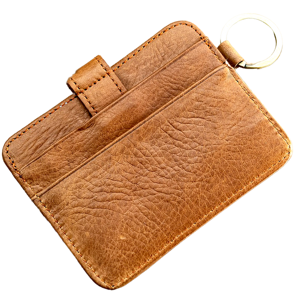 Minimalist Card and ID Holder with ring