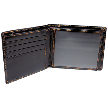 Large Crazy Horse Leather Wallet 16 Cards, Personalized, RFID Blocking