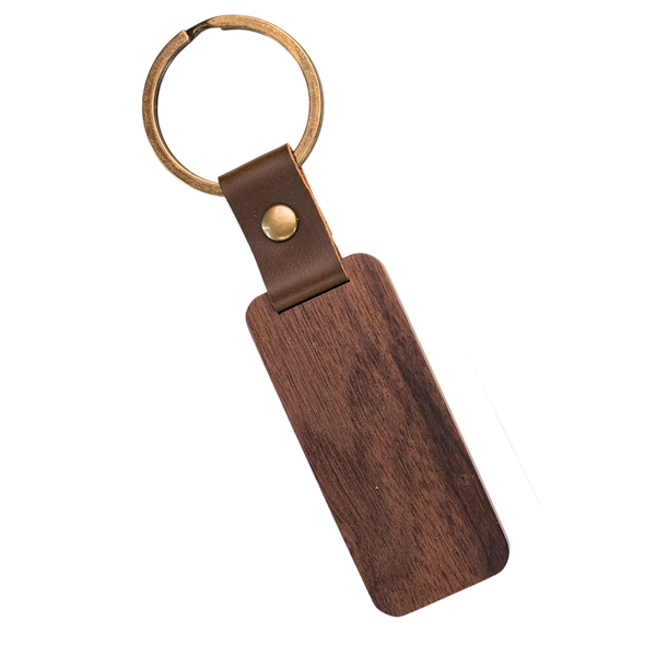Wooden Keychains Walnut and Olive